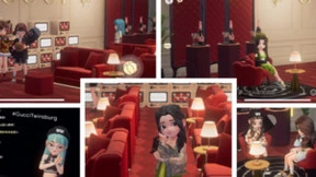 古驰2023春夏系列大秀云秀场直击！在超级QQ秀感受新次元宇宙的时尚感官盛宴