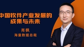 海量数据肖峰：中国软件这十年，创新与人才推动产业高质量发展