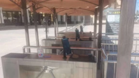 科技防疫演练场，亚略特数字哨兵、健康码扫码盒等产品多地应用