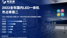 积极布局全显示场景生态 利亚德LED一体机销量位于行业前列