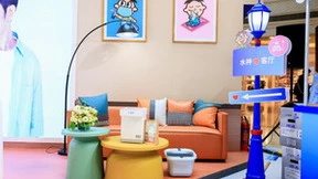 旺旺发布新品水神HD-4L消毒机，蔡旺庭主持发布会