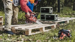 倍思数字户外电源600W并机版，用新技术连接每一个户外场景