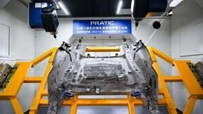 大型一体化压铸车身CNC解决方案——直线电机双五轴头加工效率翻倍