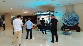 咖啡机器人cofe+亮相中共中央党校