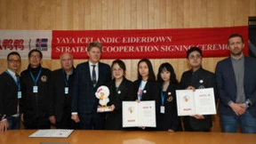 国民经典品牌鸭鸭亮相米兰时装周 发布全球首件雁鸭绒羽绒服