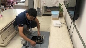 联通好服务 用心为客户  陕西西安联通智家工程师石鑫以智慧真诚提供高品质服务