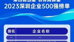 2023深圳企业500强发布，传音控股和泰衡诺上榜