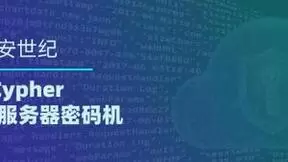 信安世纪CCypher云服务器密码机：让上云更安全