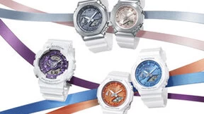 卡西欧推出全新G-SHOCK腕表，以闪亮的金属色表盘引人注目