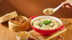 鲜香流金！吉祥馄饨时令限定蟹黄鲜肉馄饨上新，好评不断！