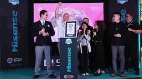 海信激光电视创下吉尼斯世界纪录™称号！