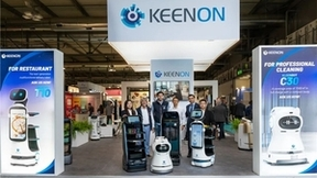 尖端科技送餐机器人，擎朗全新 “智能物种“ 亮相欧洲