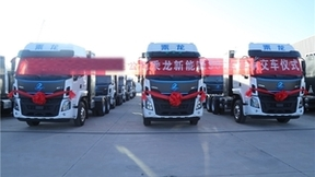 批量交车300台，乘龙H5换电牵引车助力物流企业增效减排