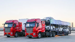 整车物流零碳先锋，顺通物流率先启用氢能源轿运车