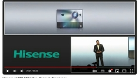 CES 2024海信三色激光投影C1 Pro海外发布 懂行老外纷纷点赞