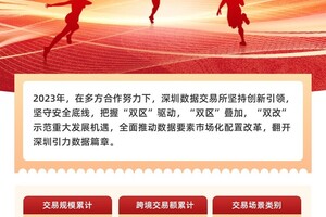 深圳数据交易所2023年度成绩斐然：65亿交易规模创新高
