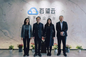 扬州大数据局领导一行参访百望云 探索新质生产力在百态千业的落地场景