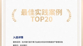 Aloudata 携手杭州银行荣获「 中国数据资产管理最佳实践案例」