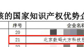 130项专利彰显实力，数码大方再获多项知识产权大奖！