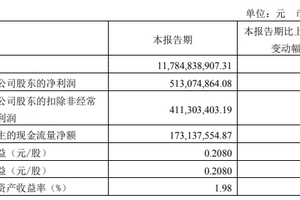 亨通光电2024Q1净利5.13亿元 同比增长29.87%