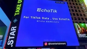 引领全球视野，EchoTik“亮相”纽约时代广场！连获四项“第一”，争做最受欢迎的TikTok数据工具！