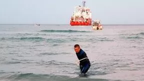 中国联通参建的SEA-H2X国际海缆在海南陵水登陆