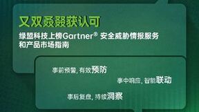 连续四年 | 绿盟科技入选Gartner® 《安全威胁情报服务和产品市场指南》