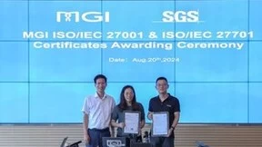 SGS为华大智造颁发ISO/IEC 27001和ISO/IEC 27701认证证书
