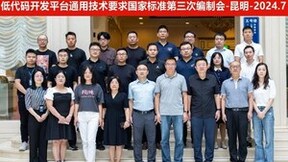 数睿数据参加《系统与软件工程 低代码开发平台通用技术要求》国家标准编制