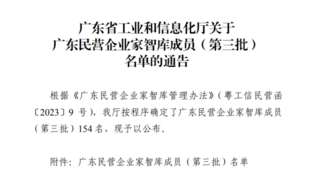 凌雄科技董事会主席胡祚雄入选广东民营企业家智库成员