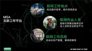 梅思安（MSA）天鹰io 4实现智能互联，守护工作人员安全无忧