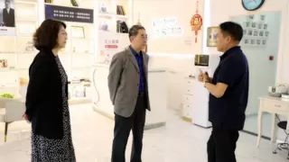 中国轻工业联合会副会长杜同和一行莅临超视立参观考察