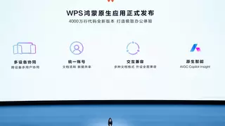 WPS鸿蒙原生版正式发布：一年铸就4000万代码奇迹，加大AI和协同办公创新