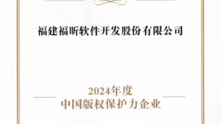 福昕软件荣膺“2024年度中国版权保护力企业”奖项