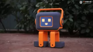 全开源DFRobot行空板“宠物”机器人，会走会跳还能换表情, 开启智能互动新体验