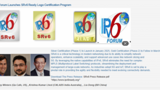 全球IPv6论坛正式发布SRv6 Logo认证计划