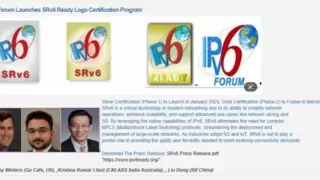 全球IPv6论坛正式发布SRv6 Logo认证计划