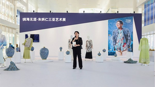 朱炳仁三亚首展开幕，2米高《跳舞的人》成焦点