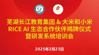 大米和小米启动RICE AI生态合作计划：赋能100家机构