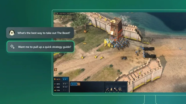 微软将推出游戏版Copilot，充当人工智能游戏教练