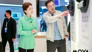 杨澜探展MOVA AWE：与中国区负责人交流 感受高端智能家居创新盛宴