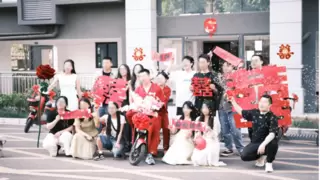 原来婚车还能这样？广元新人骑人民出行电动车，创意拉满