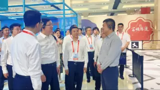 文旅部领导亲临指导 |“有趣的甲骨文”数字沉浸展启幕非遗节，激活千年文明基因