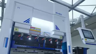 宏山激光HS纯电折弯机发挥三大核心优势，助力制造行业降本增效