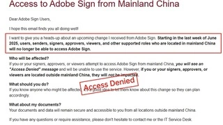 Adobe Sign退出中国！eSignGlobal全球战略填补市场空白