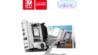 微星发布AMD首款纯白ITX主板MPG B850I EDGE TI WIFI刀锋 钛