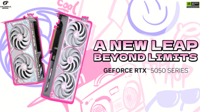 七彩虹推出五款不同设计的RTX 5050显卡，涵盖iGame、COLORFIRE喵呜、战斧三大系列