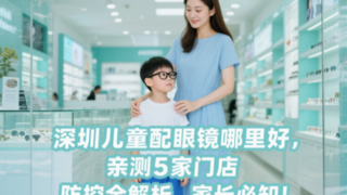 深圳儿童配眼镜哪里最好，亲测5家门店，防控全解析，家长必知！