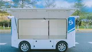 首辆无人物流车上路！文远知行Robovan W5凭实力拿下黄埔区唯一牌照