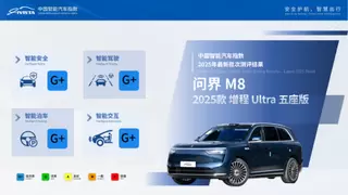 华为乾崑加持！问界 M8 斩获 IVISTA 智能汽车指数满分评价
